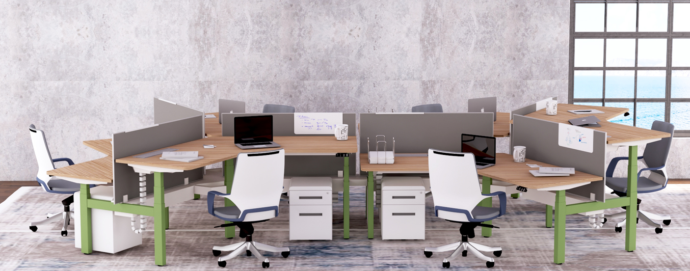 Height adjustable table