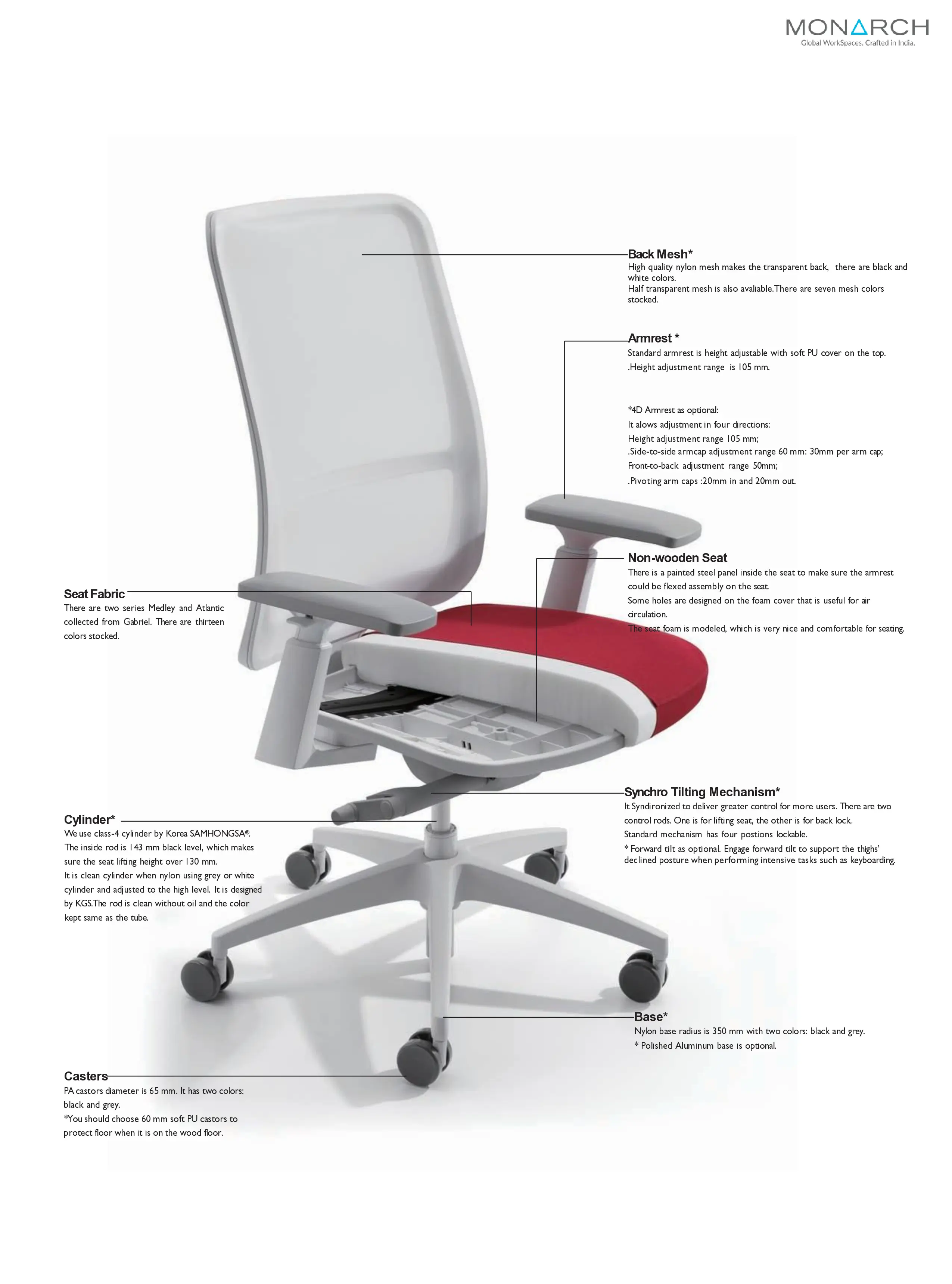 Nexa ergonomic office chair